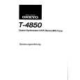 ONKYO T4850 Manual de Usuario