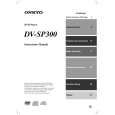 ONKYO DVSP300 Manual de Usuario