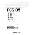 ONKYO PCS-05 Manual de Usuario