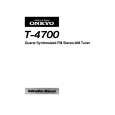 ONKYO T-4700 Manual de Usuario
