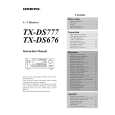 ONKYO TXDS676 Manual de Usuario