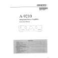 ONKYO A-9210 Manual de Usuario