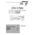 ONKYO DXV500 Manual de Usuario