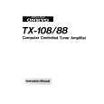 ONKYO TX108 Manual de Usuario