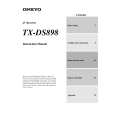ONKYO TXDS898 Manual de Usuario