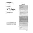 ONKYO HTR410 Manual de Usuario
