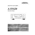 ONKYO A-SV620 Manual de Usuario