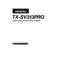 ONKYO TX-SV313PRO Manual de Usuario