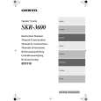 ONKYO SKR-3600 Manual de Usuario
