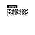 ONKYO TX850M Manual de Usuario