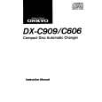 ONKYO DXC606 Manual de Usuario