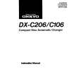 ONKYO DXC106 Manual de Usuario