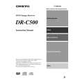 ONKYO DRC500 Manual de Usuario