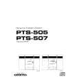 ONKYO PTS507 Manual de Usuario