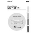 ONKYO MD105TX Manual de Usuario