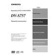 ONKYO DVS757 Manual de Usuario