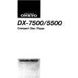ONKYO DX7500 Manual de Usuario