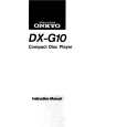 ONKYO DXG10 Manual de Usuario