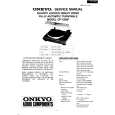 ONKYO CP1500F Manual de Servicio