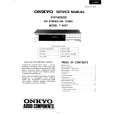 ONKYO T4057 Manual de Servicio