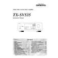 ONKYO TXSV535 Manual de Usuario