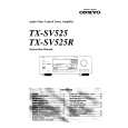 ONKYO TXSV525 Manual de Usuario