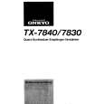 ONKYO TX7830 Manual de Usuario