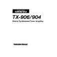 ONKYO TX-904 Manual de Usuario