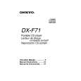 ONKYO DXF71 Manual de Usuario