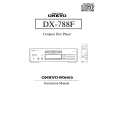 ONKYO DX788F Manual de Usuario