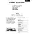 ONKYO TXSV424 Manual de Servicio