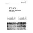 ONKYO TX8511 Manual de Usuario