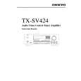 ONKYO TXSV424 Manual de Usuario