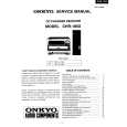 ONKYO CHR185X Manual de Servicio