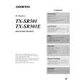 ONKYO TXSR501 Manual de Usuario