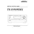 ONKYO TX-SV919THX Manual de Usuario